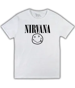 Прикольные футболки: Нирвана лого на белой